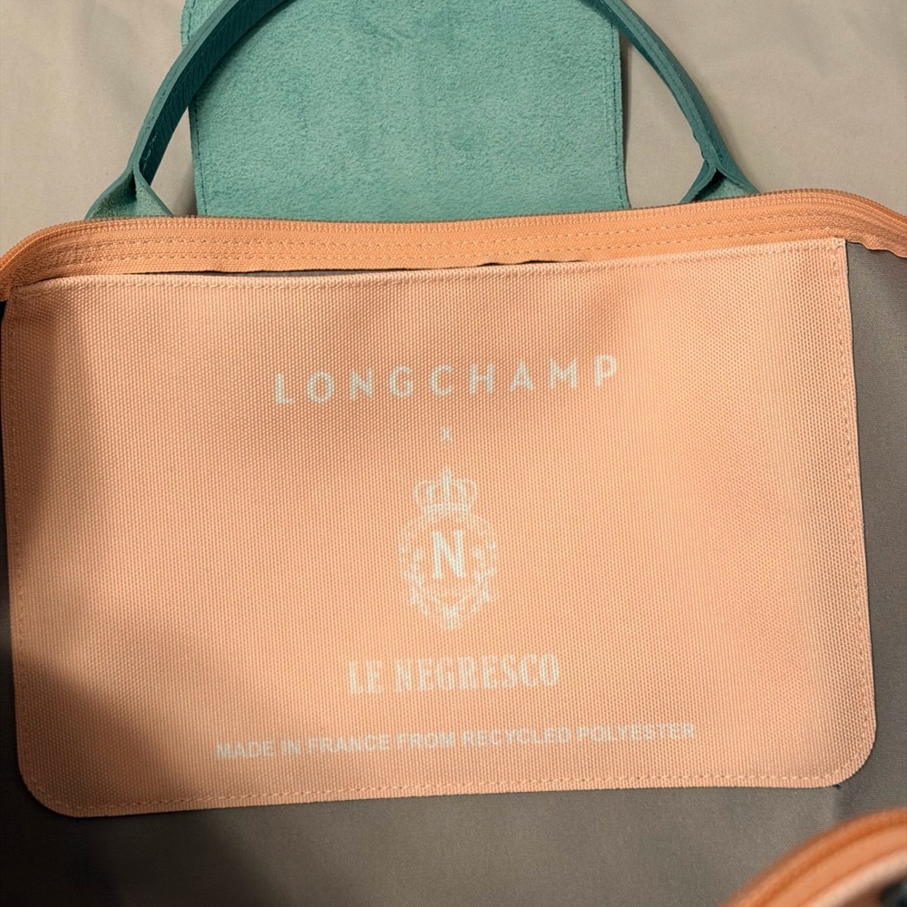 Longchamp Travel Tote Bag Rare Edition Nice France. perfect Carryon bag - Picture 10 of 11